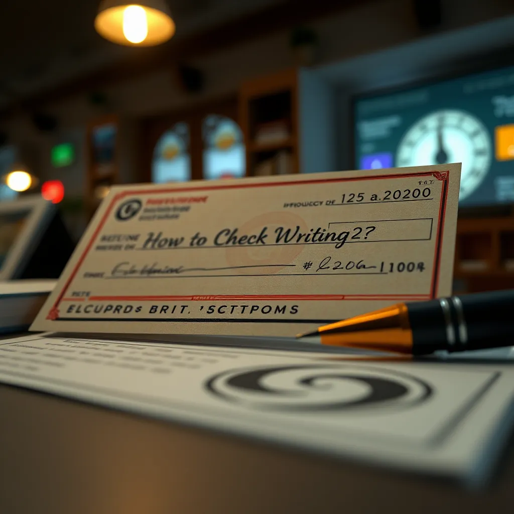 Check Make Example Mastering the Art of Check Writing: A Complete Guide