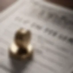 A visual representation of a tax lien document.