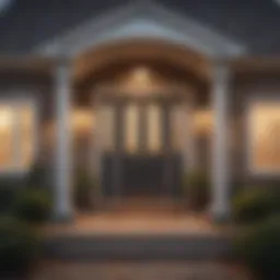 A serene home with a welcoming entrance, symbolizing home ownership