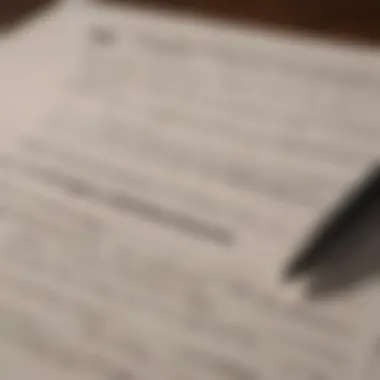 Mortgage Documentation Essentials A close-up of mortgage documents with a calculator and pen.