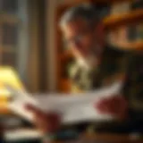 Understanding Financial Implications of VA Funding Fee Veteran reviewing financial documents