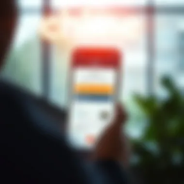Chime mobile application interface