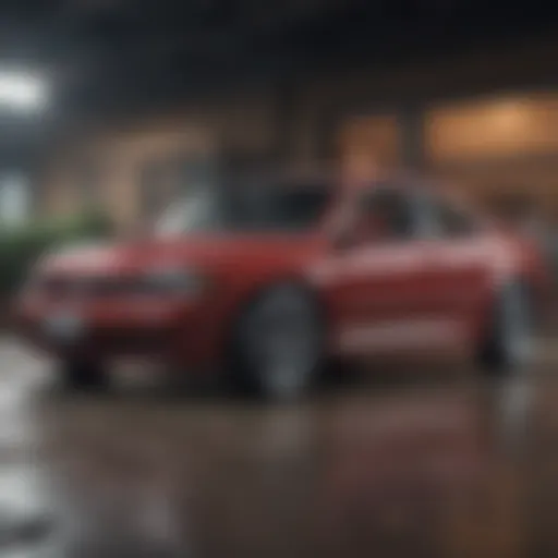 Conceptual illustration of cosigning an auto loan