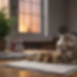 Visual representation of budgeting for mortgage payments