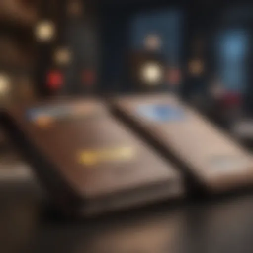 Illustration of digital wallet icons representing various options