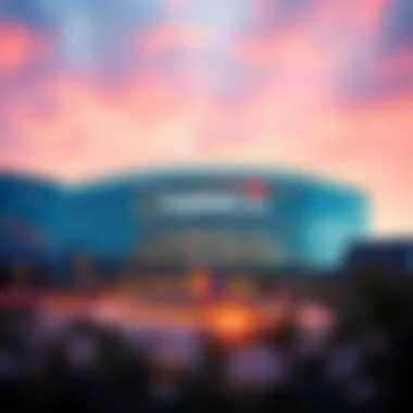 An artistic representation of Capital One's headquarters