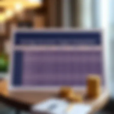 A comparison chart of different savings account types