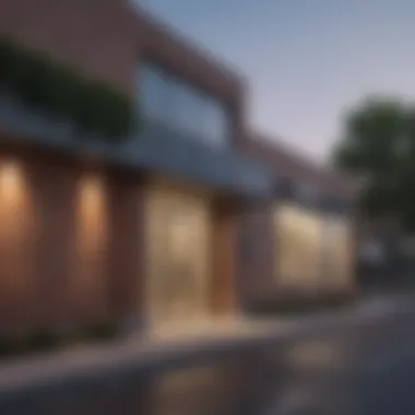 The Modern Look of Local Banks Branch exterior showcasing modern architecture