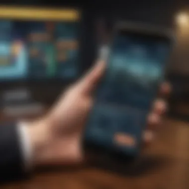 Technology in Banking: User-Friendly Interfaces Digital banking interface on a smartphone