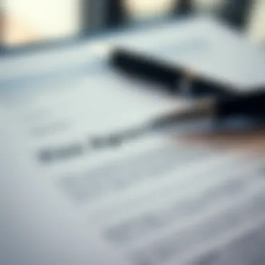 Understanding Financing Agreements A close-up of a financing agreement document with a pen