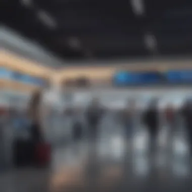 Traveler enjoying expedited security lines