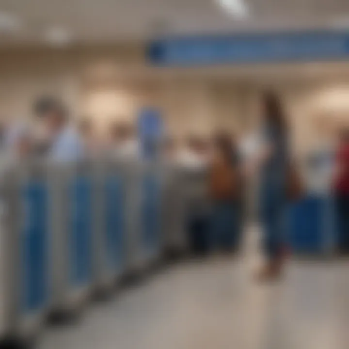 A traveler breezing through TSA PreCheck line without long waits.