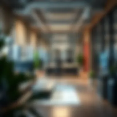 A modern office space representing entrepreneurship.