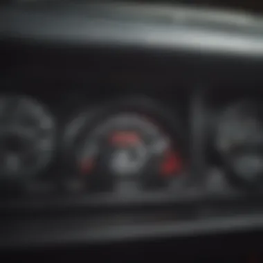 A close-up view of a Vehicle Identification Number on a car dashboard.