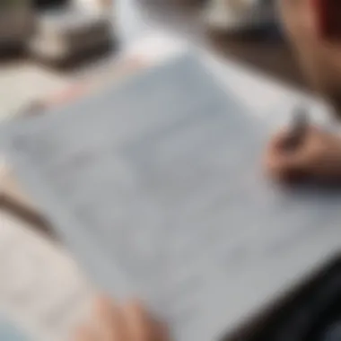 A close-up of a person reviewing financial documents, highlighting the importance of informed decisions.