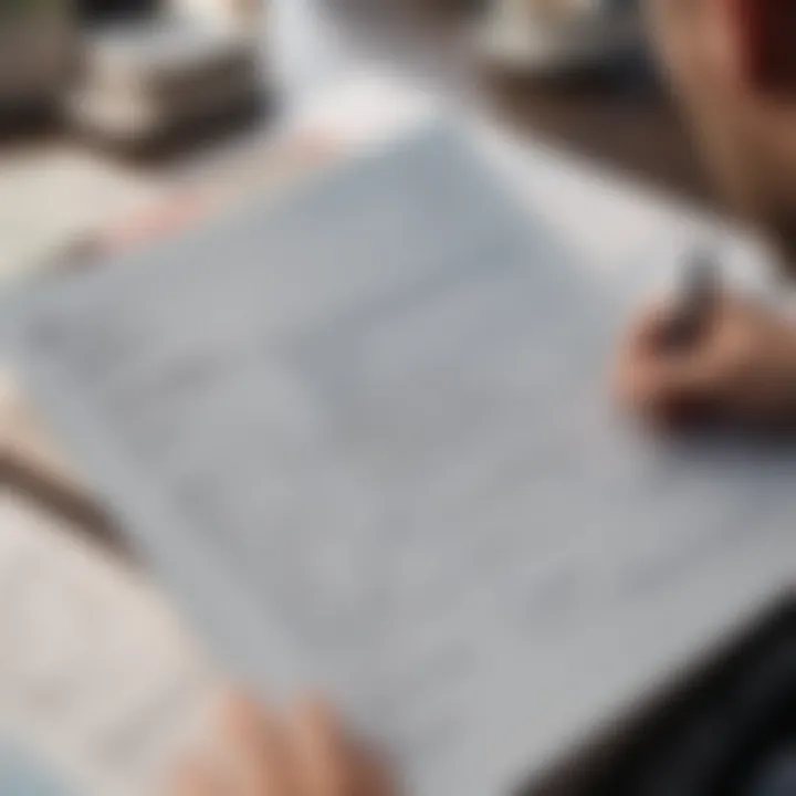 A close-up of a person reviewing financial documents, highlighting the importance of informed decisions.