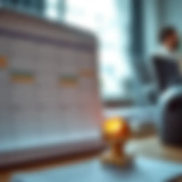 Mastering Time Management for Side Jobs A calendar filled with balanced work-life schedules, showcasing time management skills for side jobs.