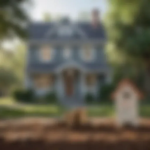 Visual representation of home equity growth