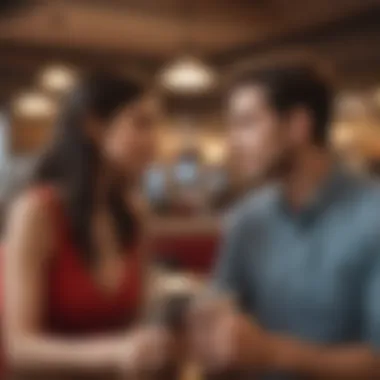 A conceptual image representing modern relationships.
