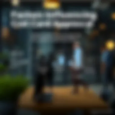 Factors Influencing Credit Card Approval Chart illustrating factors influencing credit card approval