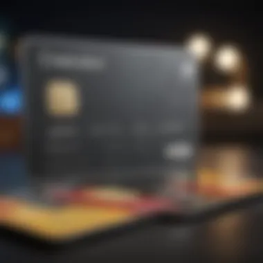 Diverse Credit Card Options An array of credit cards showcasing various designs and rewards