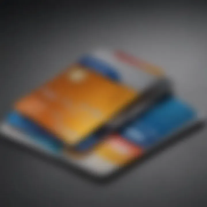 A graph illustrating the suitability of credit cards for different financial habits