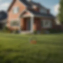 A serene suburban home with a well-maintained lawn symbolizing stability in homeownership.