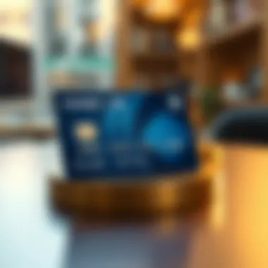 Artistic representation of the card's design elements