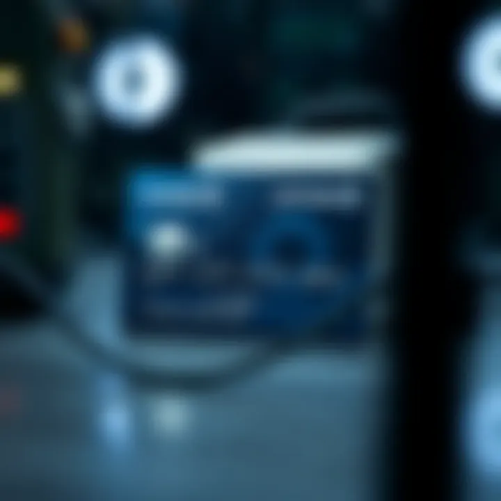 Illustration of the card's durability testing environment