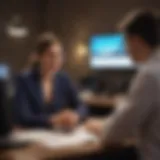A live operator assisting a consumer with credit inquiries