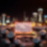Illustration depicting the concept of virtual credit cards in a digital landscape