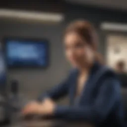 A digital interface showcasing Fifth Third Bank online checking features