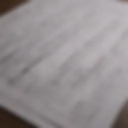 Detailed tax forms laid out on a desk