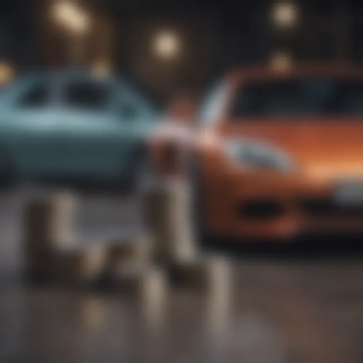 Visual representation of financial literacy related to car ownership
