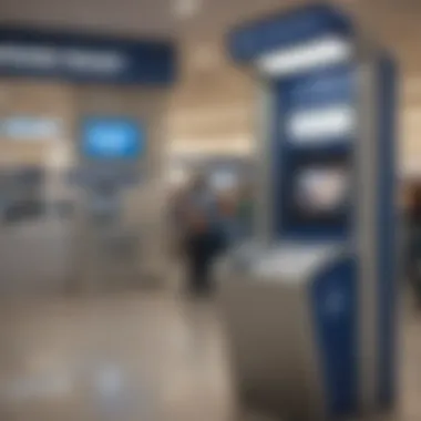 Global Entry kiosk at an airport