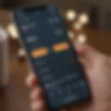Chase app interface showing overdraft settings