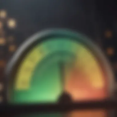 Understanding Credit Ratings A visual representation of a credit score scale showcasing various credit ratings.