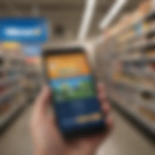 Walmart MoneyCard on a digital device with financial apps