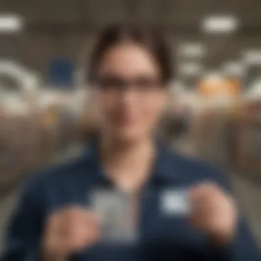 Managing Finances with Walmart MoneyCard Person managing finances with Walmart MoneyCard