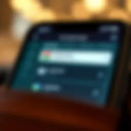 A digital wallet interface displaying credit card options