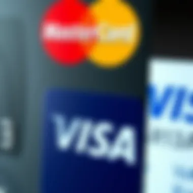 Mastercard vs Visa Logos Comparison of Mastercard and Visa logos