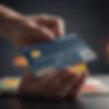 Understanding Mortgage Payments with Credit Cards Conceptual representation of credit cards and mortgage payments