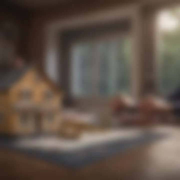 Infographic illustrating the mortgage recast process