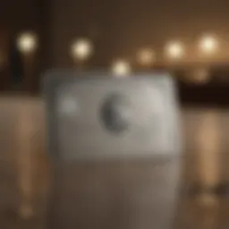 Elegant design of the American Express Prestige card showcasing its premium quality.