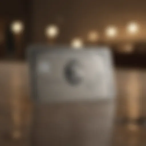 Elegant design of the American Express Prestige card showcasing its premium quality.
