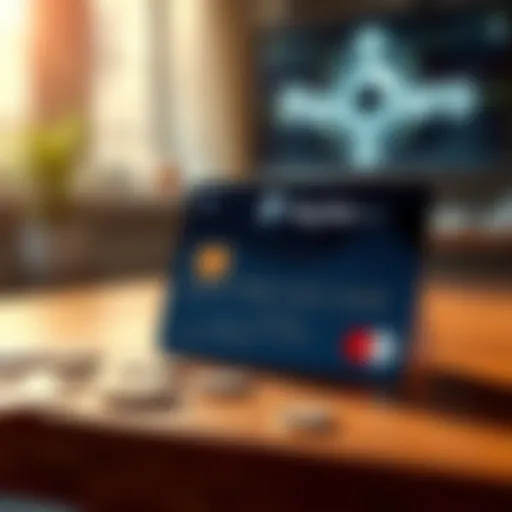 Understanding Financial Growth with Credit Management Visual representation of financial growth through credit management