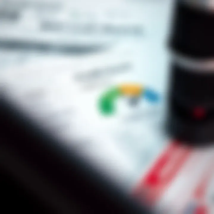 Understanding the Impact of Credit Score on Vehicle Purchases A close-up of a credit score report and a vehicle