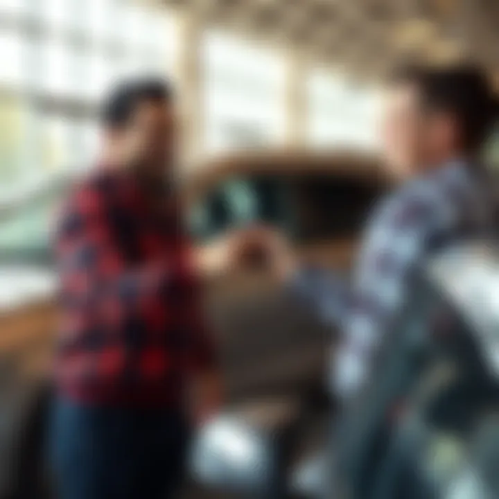 Celebrating Successful Car Purchase with Bad Credit A satisfied buyer receiving keys to a new vehicle