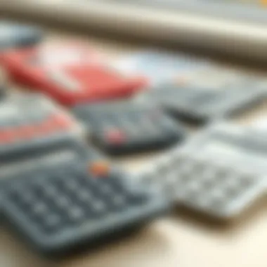 Different Types of Finance Calculators A visual representation of various finance calculators used for different financial decisions.