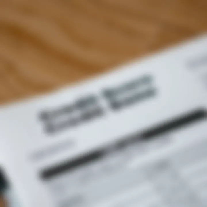 Understanding Credit Scores Close-up of credit score report